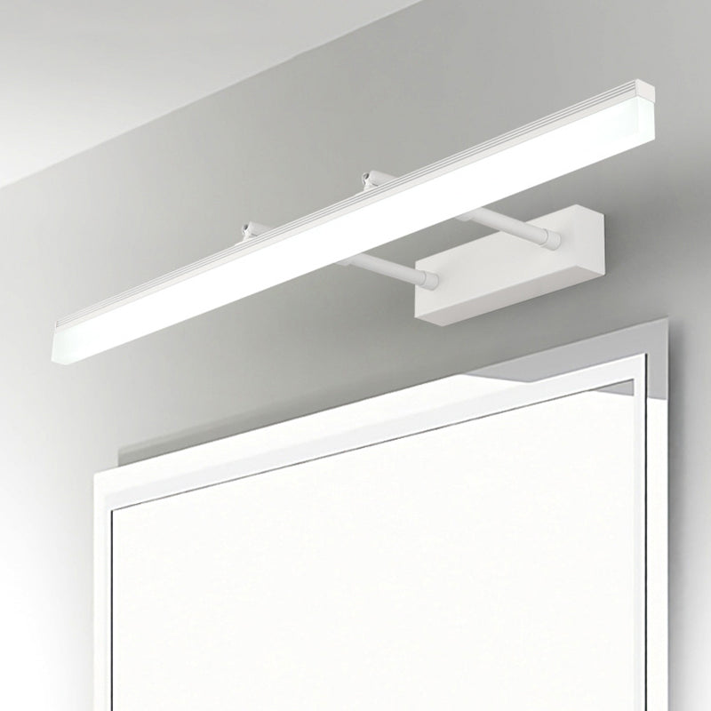 Uitbreidbare lineaire LED -spiegellicht Simplicity Acryl Badkamer Wandgemonteerde verlichting