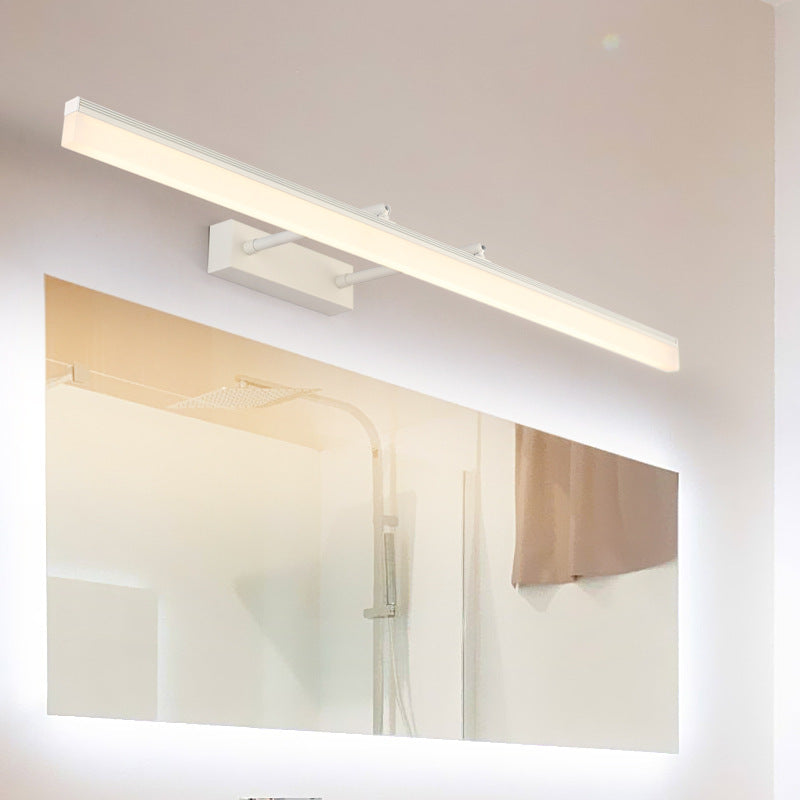 Uitbreidbare lineaire LED -spiegellicht Simplicity Acryl Badkamer Wandgemonteerde verlichting