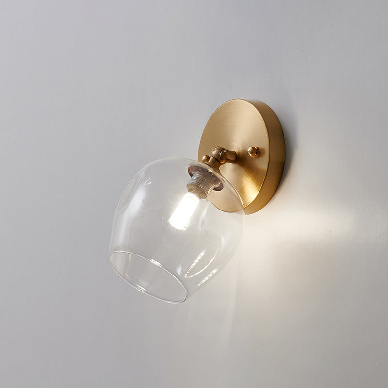 Kleine corridor Roteerbare wand SCONCE GLAS