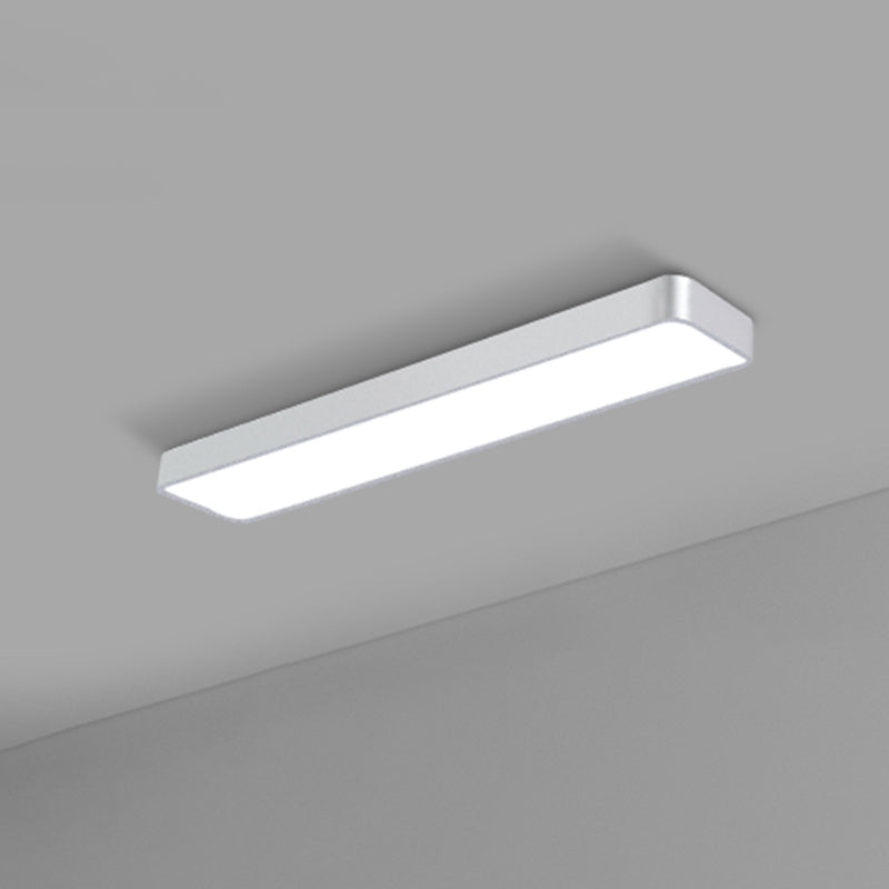 Office Ceiling Mounted Light Modern LED Flush Light with Rectangular Acrylic Shade