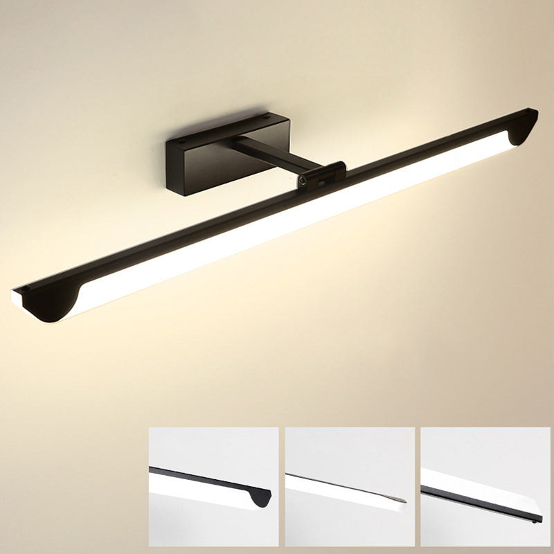 Swivelable lineaire badkamer wandbevestiging lamp acryl modernistische led ijdelheid licht armatuur