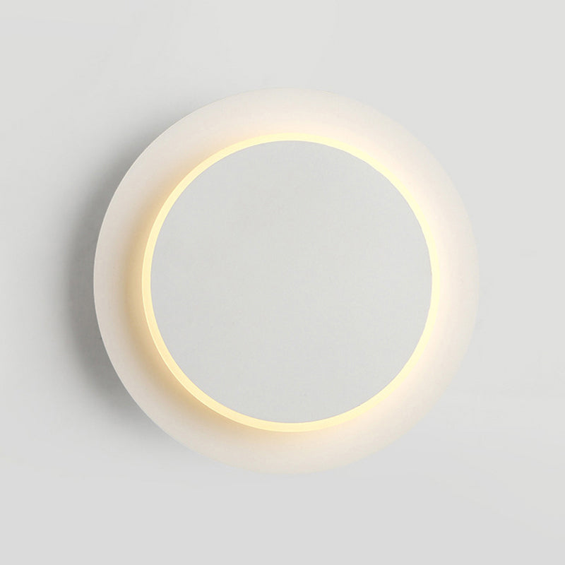 Movable Geometric Sconce Light Minimalistic Metal Living Room LED Wall Lighting Fixture