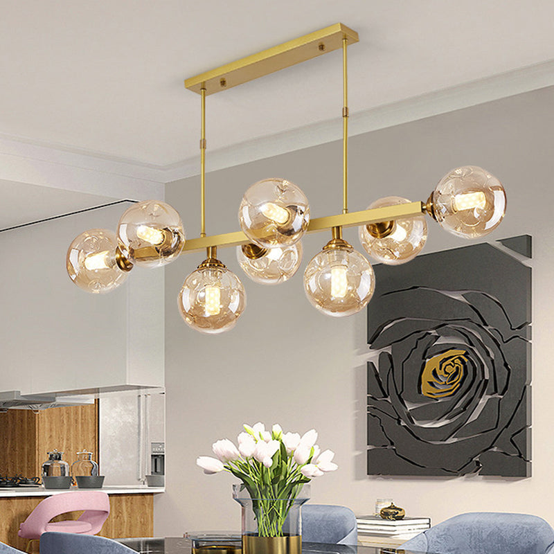 Bubbles Restaurant Island Pendant Light Glass Postmodernism Hanging Light Fixture