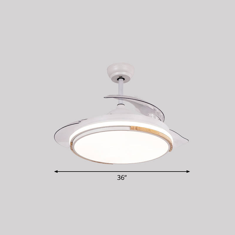 Nordic 3 Blades LED LEDLING LIGHTING RODDE RODDE REMITO DE CONTROL REMOTO