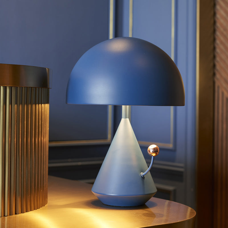 Paddestoeltafel Lamp Designer Style Metalen 1-Bulb Slaapkamer Nachtlicht met aanraakknop