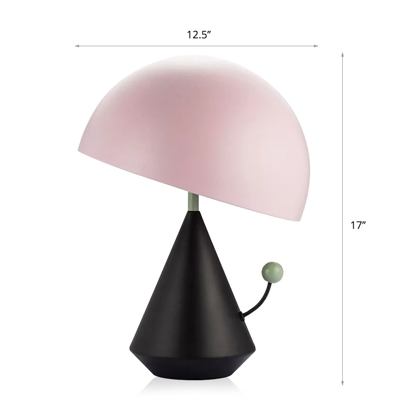 Paddestoeltafel Lamp Designer Style Metalen 1-Bulb Slaapkamer Nachtlicht met aanraakknop