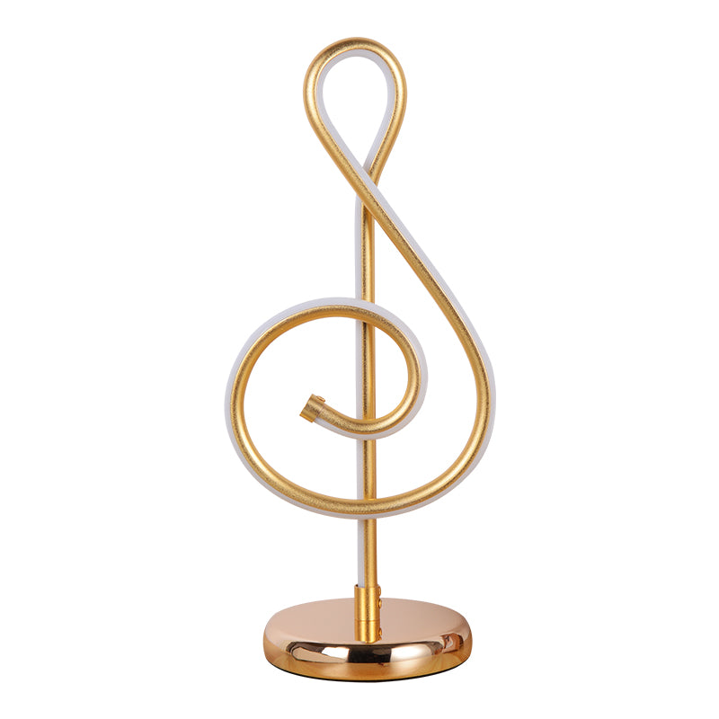 Lampada moderna da comodino da soggiorno in alluminio con lampada a LED Twist Line con interruttore di alimentazione