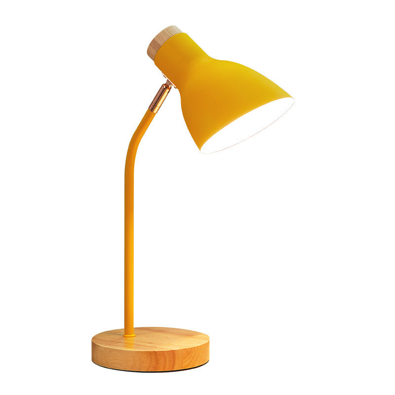 Lampe pivotante en forme de lampe de poche lampe de nuit en métal de macaron à 1 lampe pour la salle des enfants