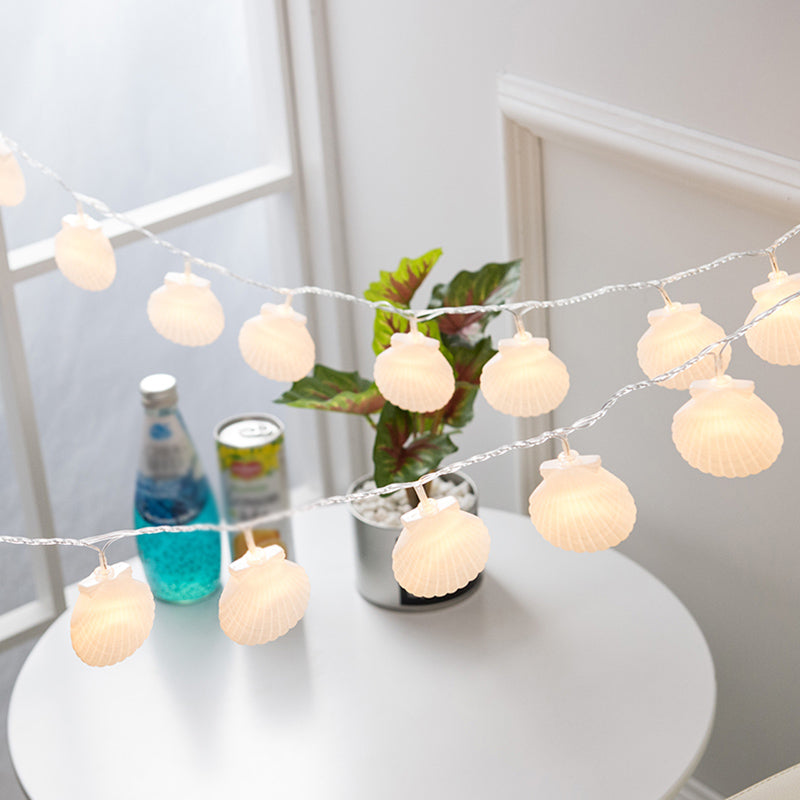 Artistic Shaded LED Fairy Lamp Plastic Girls Bedroom Battery Powered String Lighting