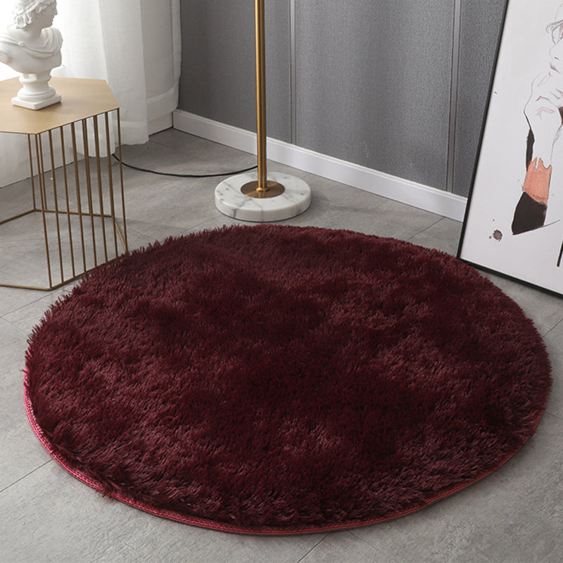 Eenvoudige vaste kleur Tapijten Multi-kleuren Polyster Area Tapijt Non-slip achterste Pet Vriendelijke gemakkelijk verzorging binnen Tapijt voor slaapkamer