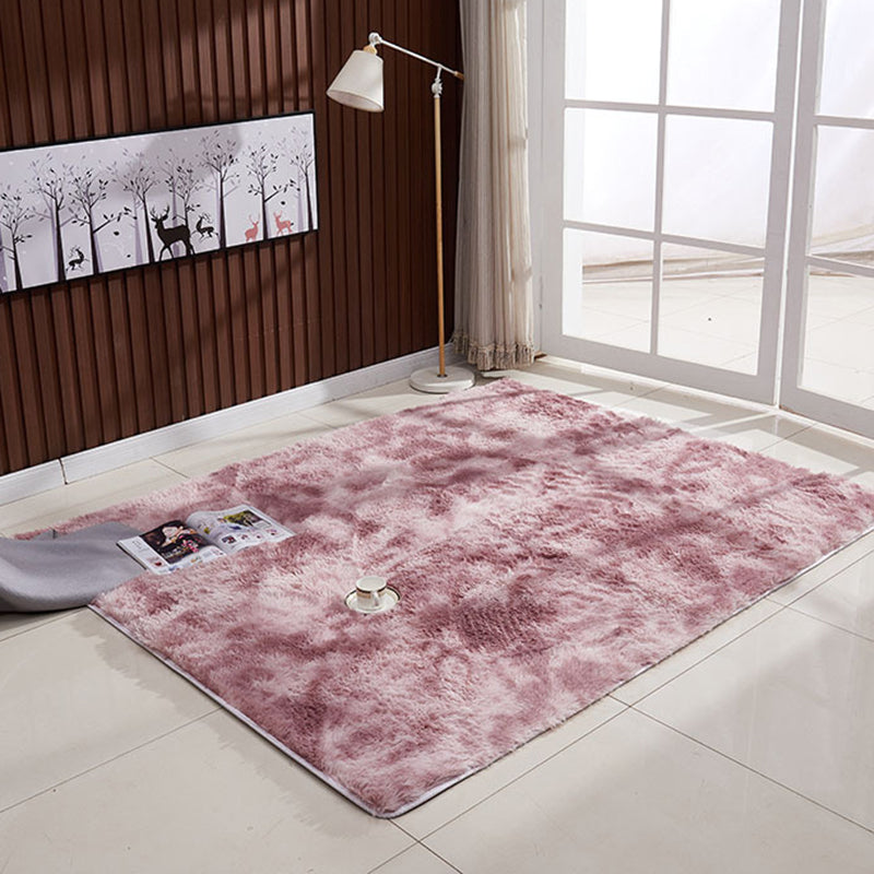 Multi-Color-Fuzzy Nordic Indoor Teppich Anti-Schlupf-Backing-Haustierfreundlicher Easy-Pflegebiet Teppich für Salon