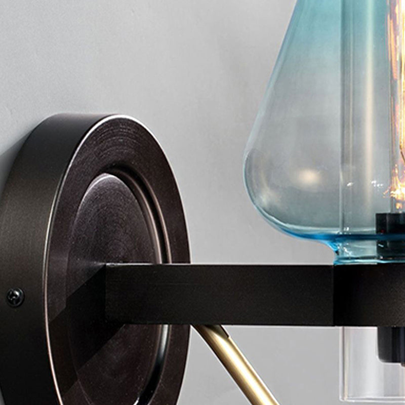 Lampada da parete per camera da letto con diica con teatro con teatro moderno 1 moderno lampada scontata nera leggera