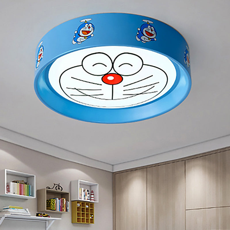 Cartoon Round Flush Mount Ceiling Light Acrylic Ceiling Light for Kindergarten