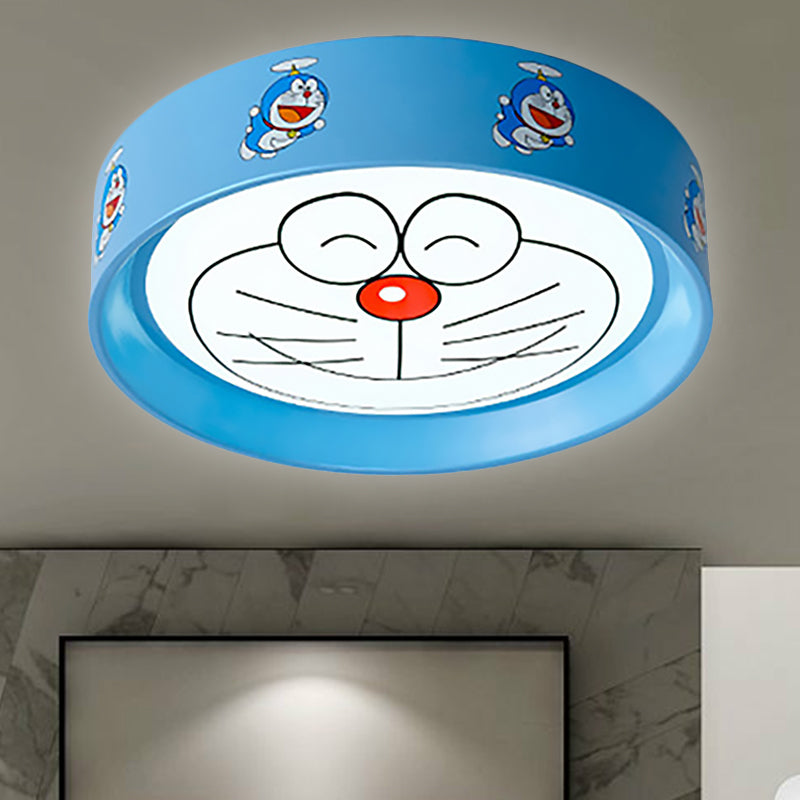 Cartoon Round Flush Mount Ceiling Light Acrylic Ceiling Light for Kindergarten