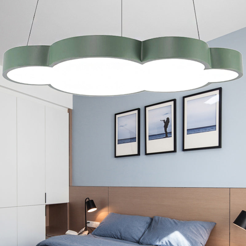 Floating Cloud Hanging Light Nordic Style Acrylic Pendant Light for Dining Room
