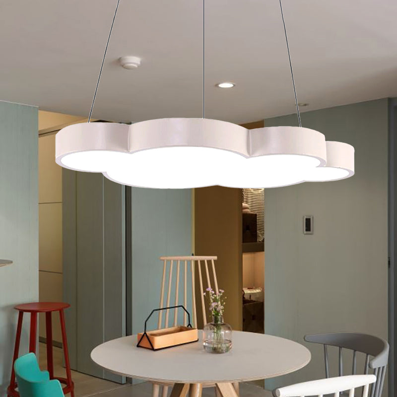 Floating Cloud Hanging Light Nordic Style Acrylic Pendant Light for Dining Room