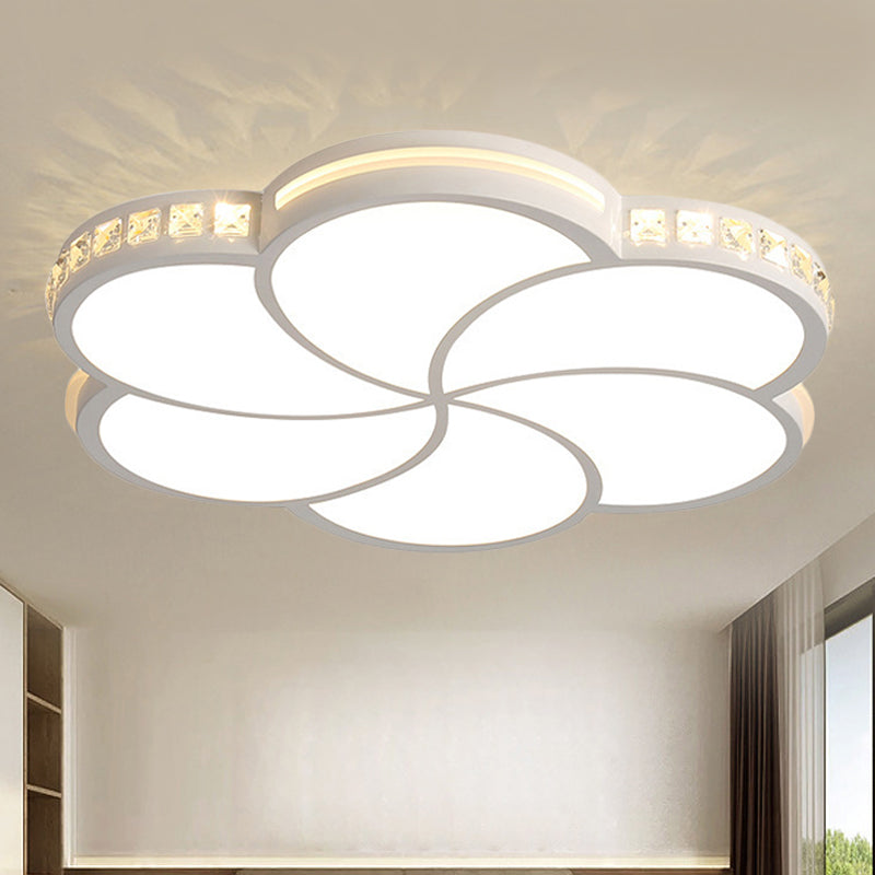 Living Room Blossom Flush Monte Massimale Fissaggio Acrilico Art Deco Massimale Luce Fissaggio