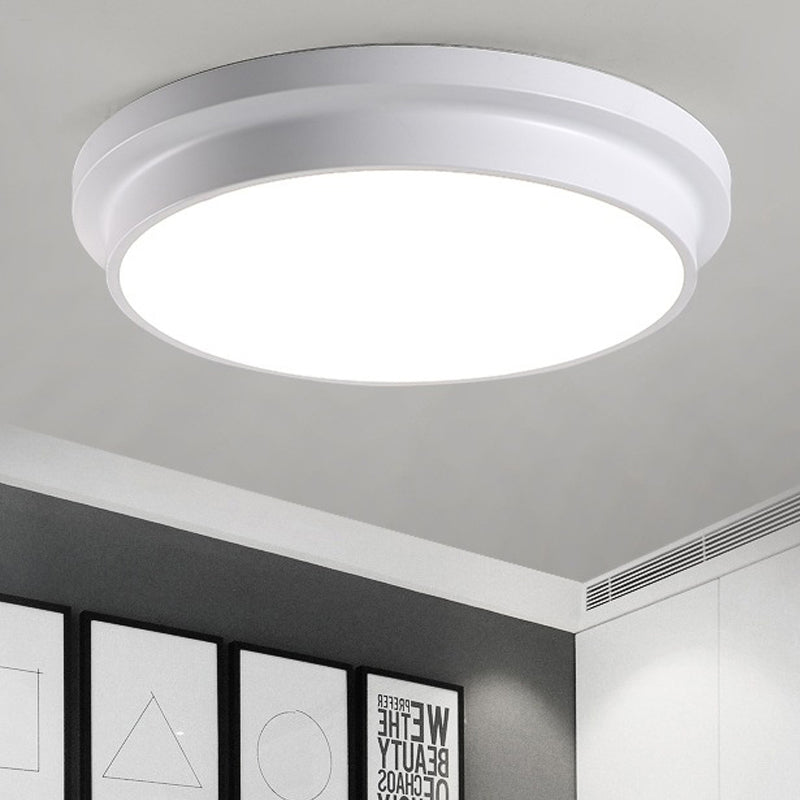 Nordic Macaron Farbige Decke Licht Runde Form Acryl Flushmount Light for Child Bedroom