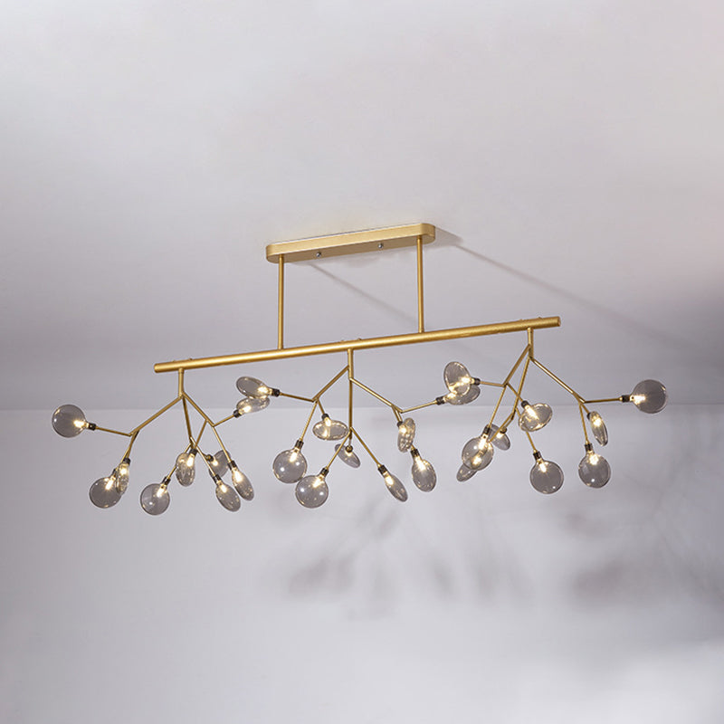 27 Lights Firefly Island Pendant Modern Acrylic Ceiling Lights for Dining Room