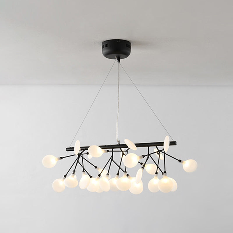 Linear Firefly Island Pendant Lighting Ultra-modern  Acrylic Billiard Light for Living Room