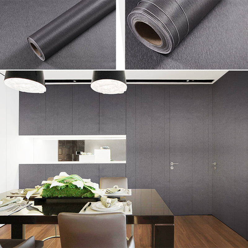 Self Sticking Repurposed Wood Wallpaper Roll Industrial Vinyl Wall Decor, 16.5' L x 23.5" W