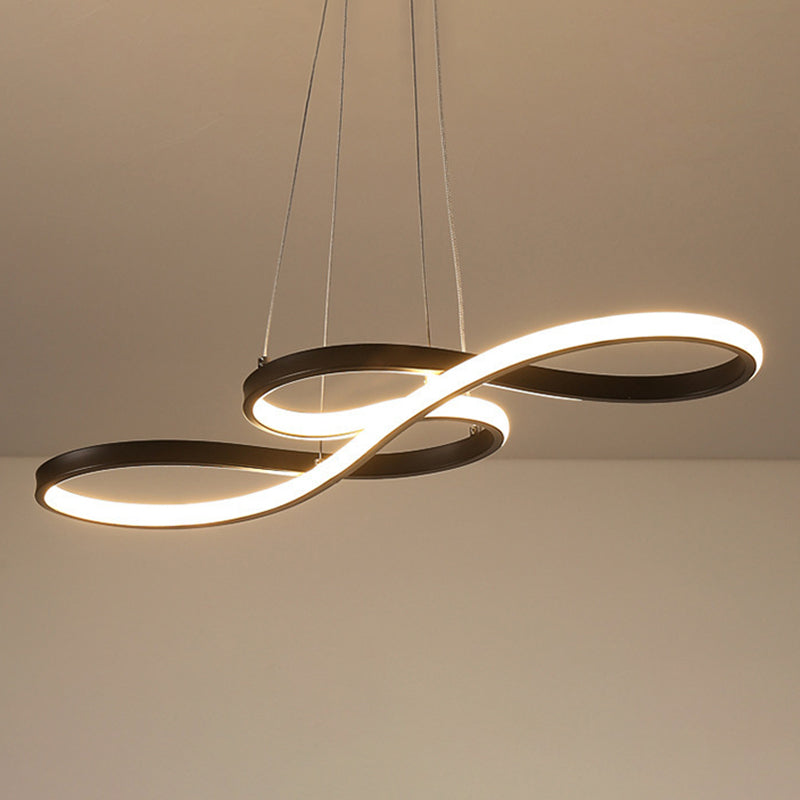 Nota musicale contemporanea lampadario Light Metal Suspension Light for Restaurant