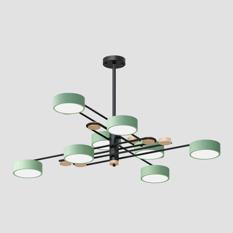 Modern Layered Branching Chandelier Pendant Light Metallic Suspension Pendant Light for Living Room