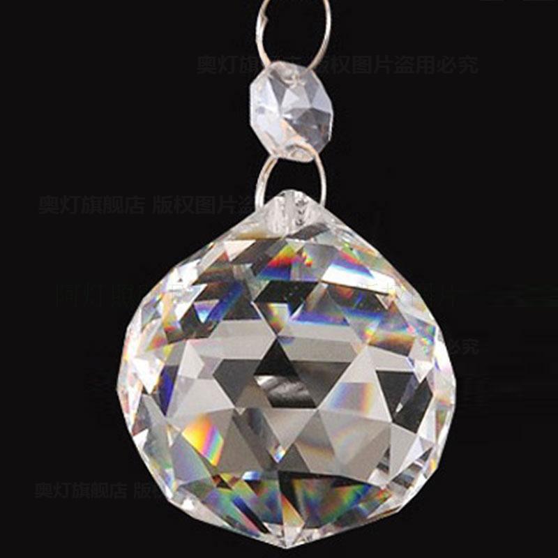 Candle Crystal Orb Chandelier Light Traditional 6 Heads Dining Room Hanging Ceiling Light in Gold