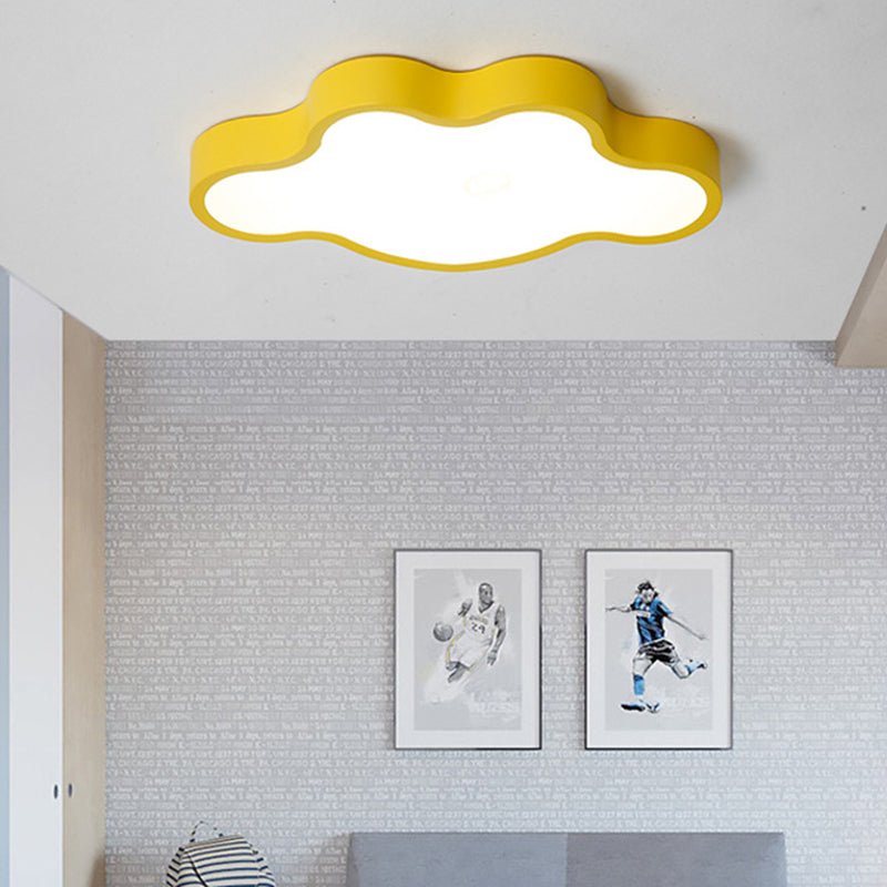 Plafonnier encastré en forme de nuage en acrylique, lampe encastrée à LED de Style minimaliste