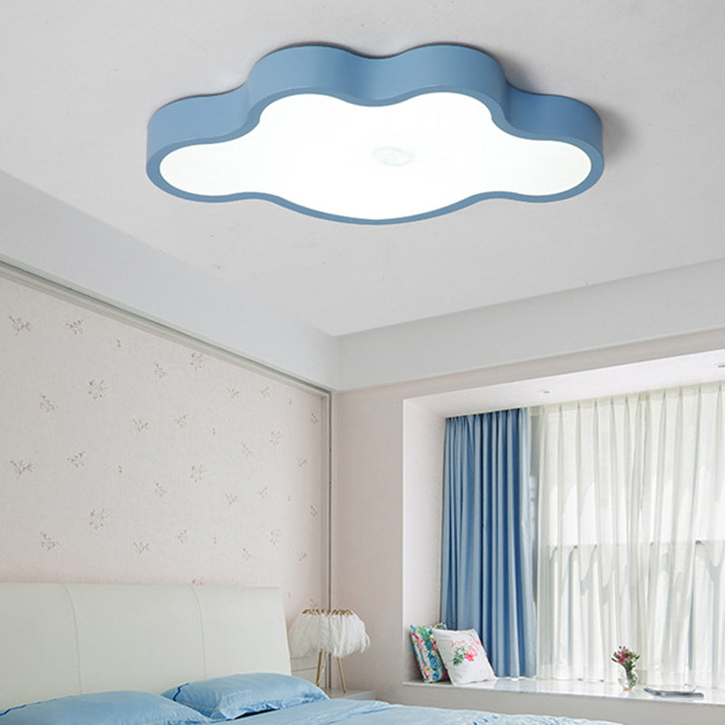 Plafonnier encastré en forme de nuage en acrylique, lampe encastrée à LED de Style minimaliste