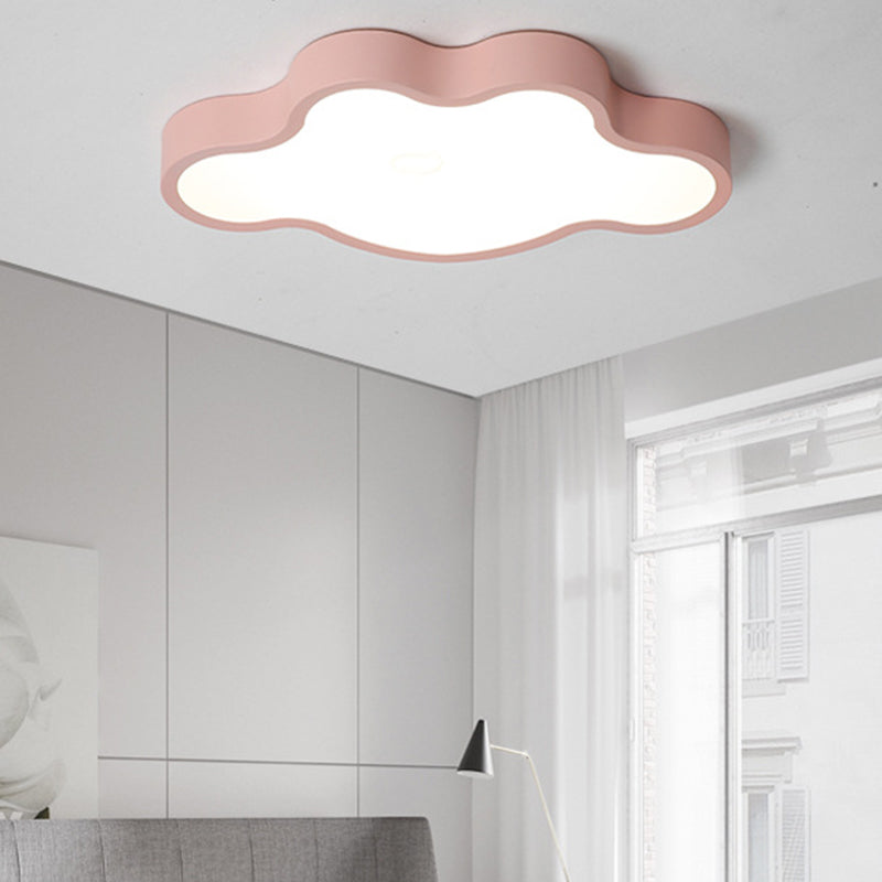 Plafonnier encastré en forme de nuage en acrylique, lampe encastrée à LED de Style minimaliste