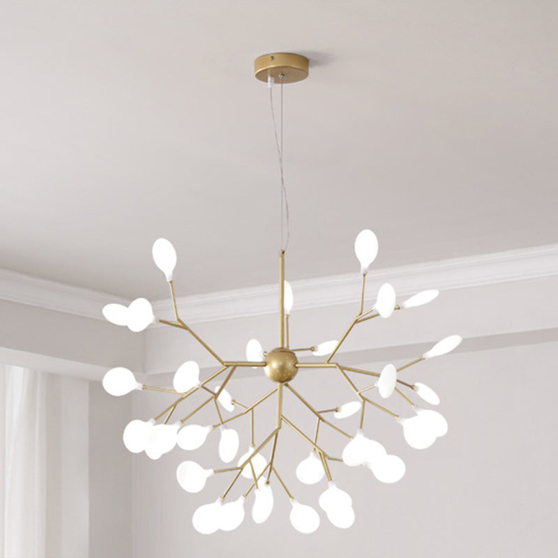 Modern Firefly Style Lampadellier leggero glassata glassata Acrilico Soggiorno Sallo Affatta lampada