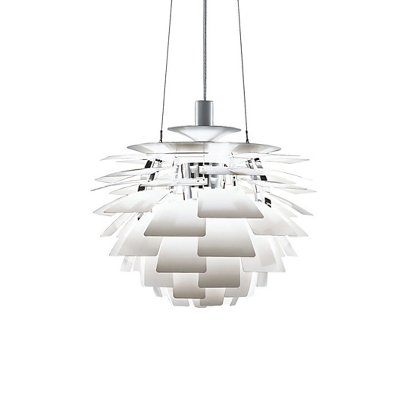 Pinecone schaduw Hanglamp Natuurlijke ontwerper Aluminium Hanglicht voor woonkamer