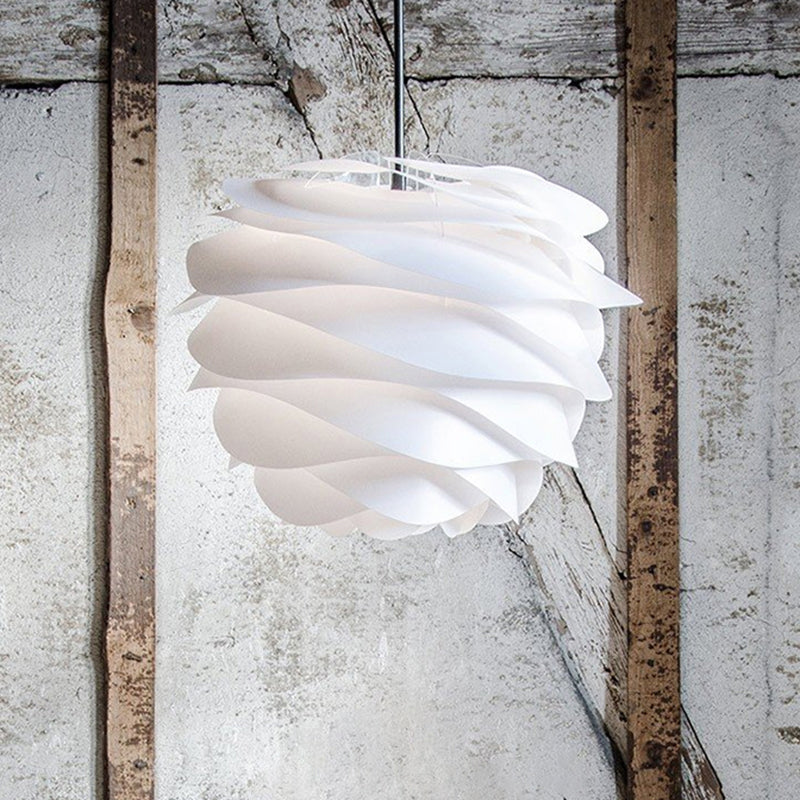 Modern Art Deco Hanging Light Fixtures 1 Light Pinecone Shade Acrylic Pendant Light