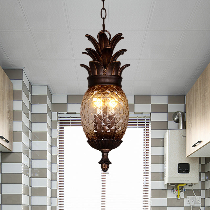 2 Lights Bubble Chandelier Lighting Classic Clear Prismatic Glass Pendant Light Fixture for Balcony