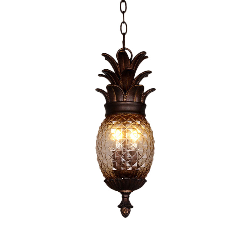 2 Lights Bubble Chandelier Lighting Classic Clear Prismatic Glass Pendant Light Fixture for Balcony