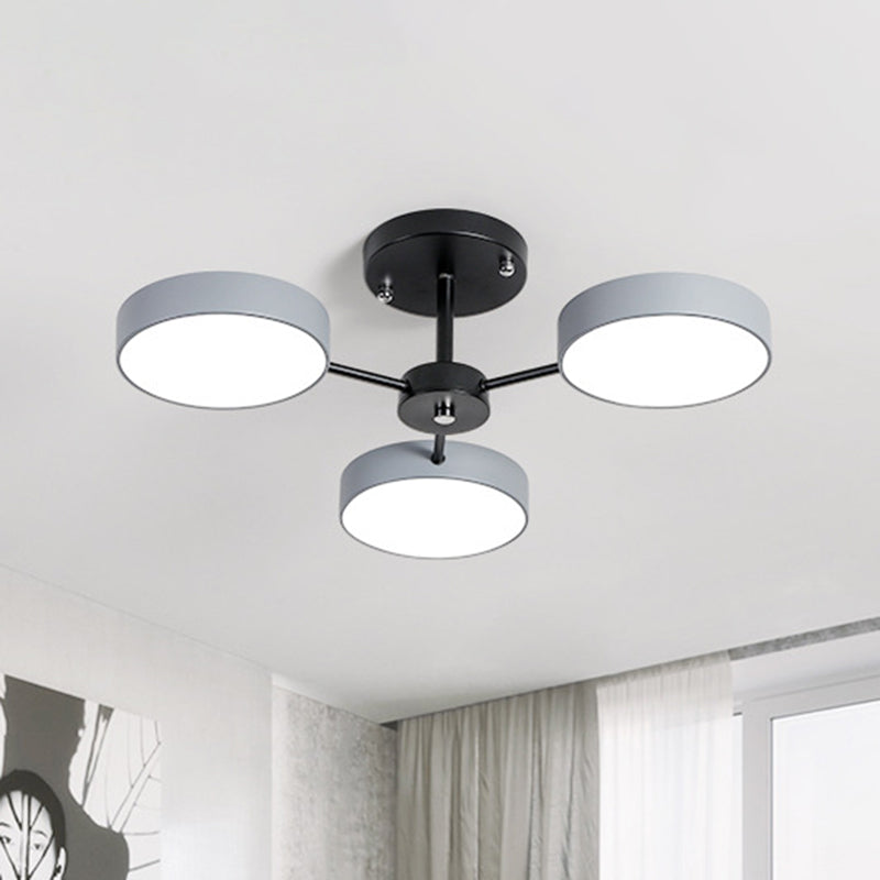 Round Chandelier Lighting Ultra-Contemporary Acrylic Hanging Light Fixtures for Restaurant