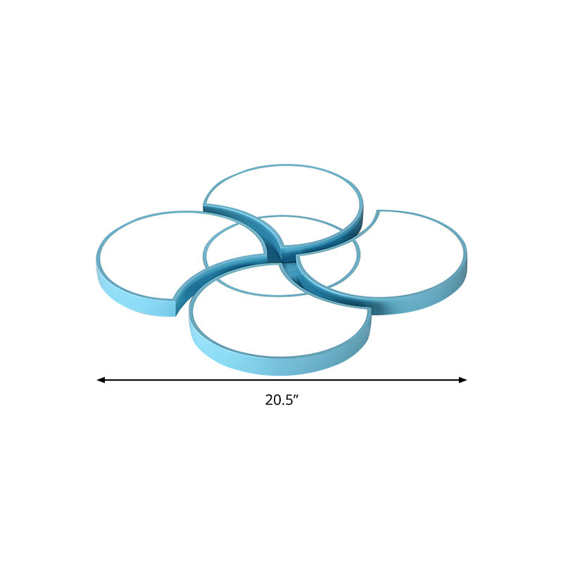Blossom Mädchen Schlafzimmer Deckenlampe Acryl 4 Köpfe Schöne LED Deckenhalterung Licht