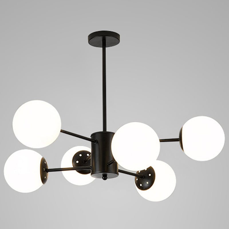 Light sferico Light Light Ultra-Contemporary Glass Affermazione Ciondolo per soggiorno
