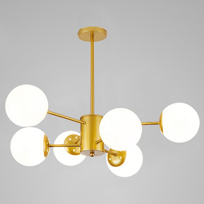 Light sferico Light Light Ultra-Contemporary Glass Affermazione Ciondolo per soggiorno