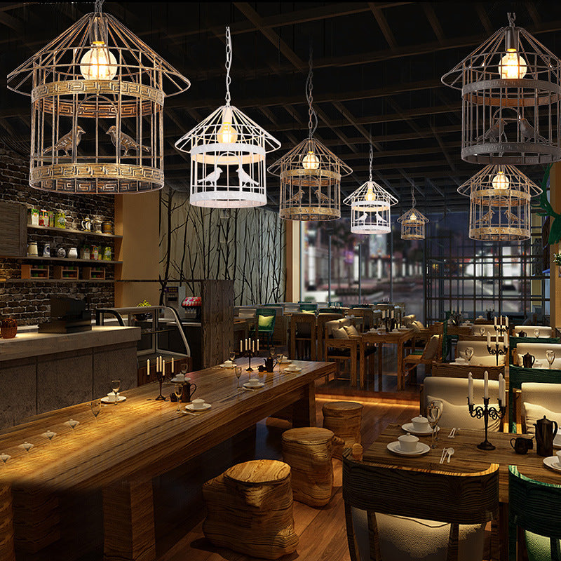 1 Apparecchiatura a soffitto in stile industriale Nordic Style Nordic Style METALLICO per caffetteria per caffetteria