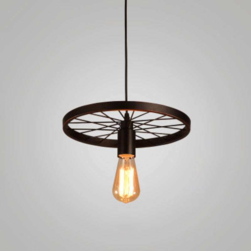 Ruota a pendente multipla in stile industriale METALLIC PENDANTI LAMPARE MULTIMA