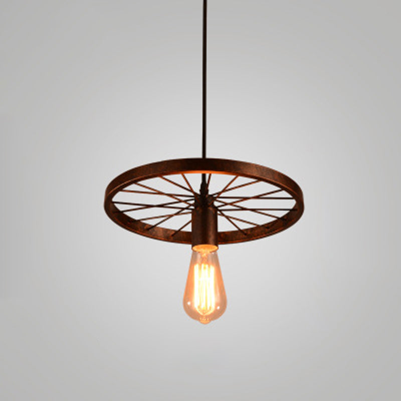 Ruota a pendente multipla in stile industriale METALLIC PENDANTI LAMPARE MULTIMA