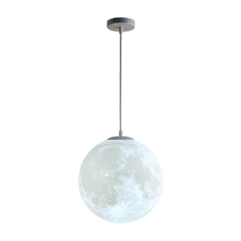 1 luminaire de lune de lune luminaires simplicité Nordic Style Plastic Plafond Pendant Light pour la chambre