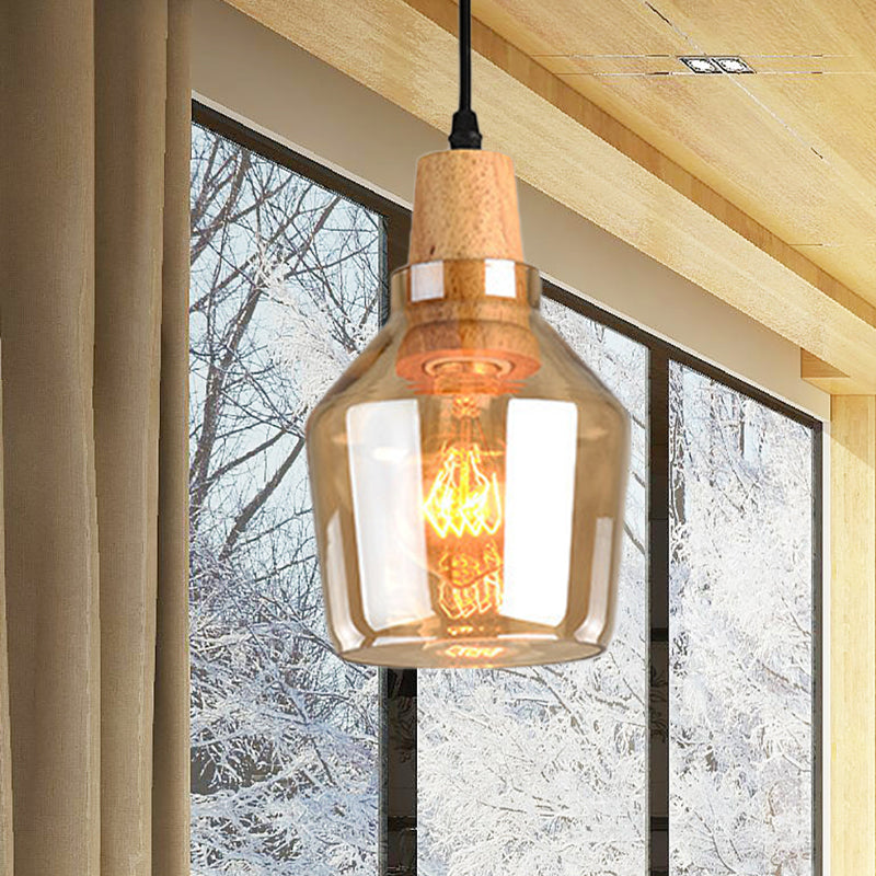 MODERNE 1 PENDANT LEILLE LAMPE AMBER BRANGE D'HABLE / DISC / TRIFLE HORTING Light Kit, 5,5 "/7,5" / 13 "de large