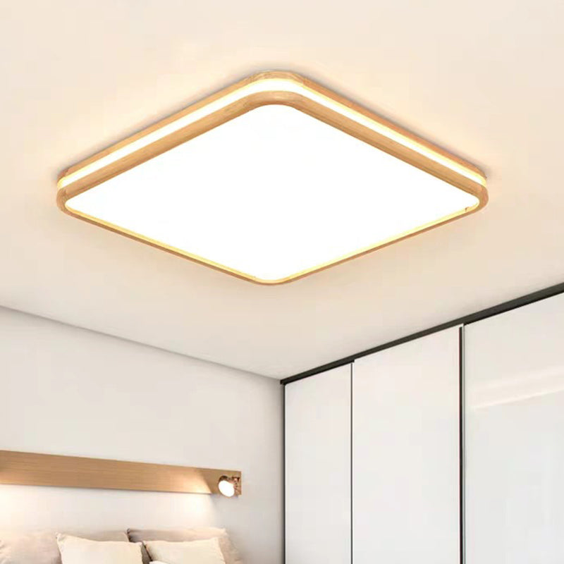 Geïntegreerde LED semi-inbouwverlichtingsarmaturen Ultra-moderne acryl plafondgemonteerde kroonluchter voor slaapkamer