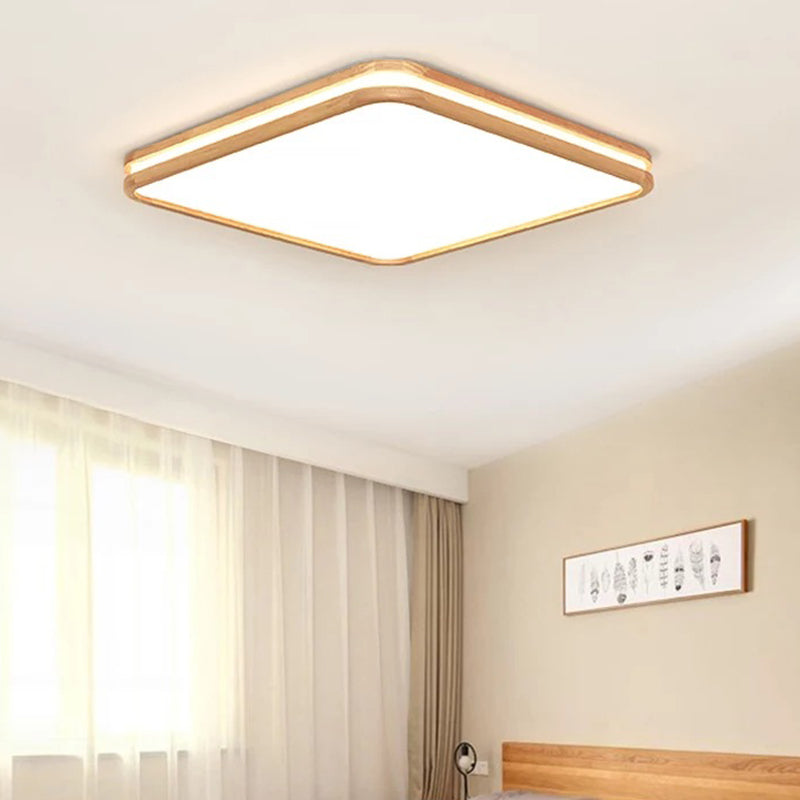 Geïntegreerde LED semi-inbouwverlichtingsarmaturen Ultra-moderne acryl plafondgemonteerde kroonluchter voor slaapkamer