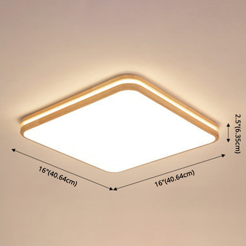 Geïntegreerde LED semi-inbouwverlichtingsarmaturen Ultra-moderne acryl plafondgemonteerde kroonluchter voor slaapkamer