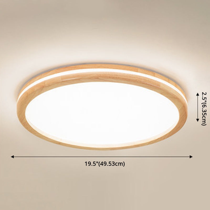 Geïntegreerde LED semi-inbouwverlichtingsarmaturen Ultra-moderne acryl plafondgemonteerde kroonluchter voor slaapkamer
