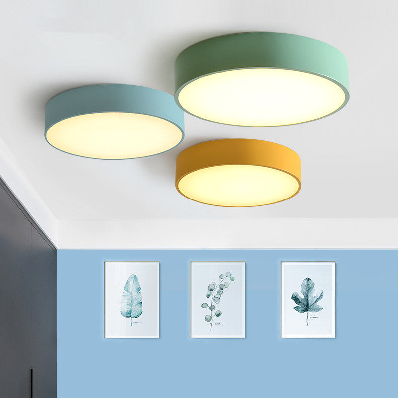 Ronde inbouwverlichting 1-lichts aluminium minimalistische inbouwplafondverlichtingsarmaturen